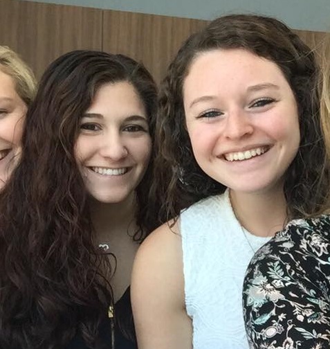 Drexel undergrad students Valerie Iovine and Lauren Certo